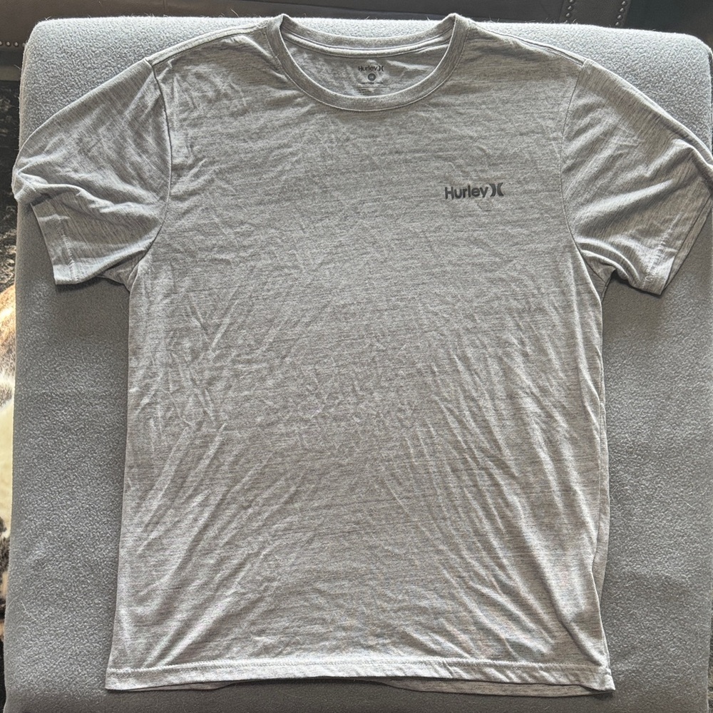Hurley Men's Light Gray Short Sleeve Tee